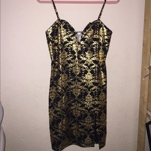 Black/Gold Dress